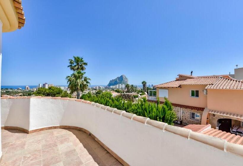 침실 4개 주택, Villa Fortuna   Apartamentos у Estudios Para Vacaciones Con Piscina Común, Calpe