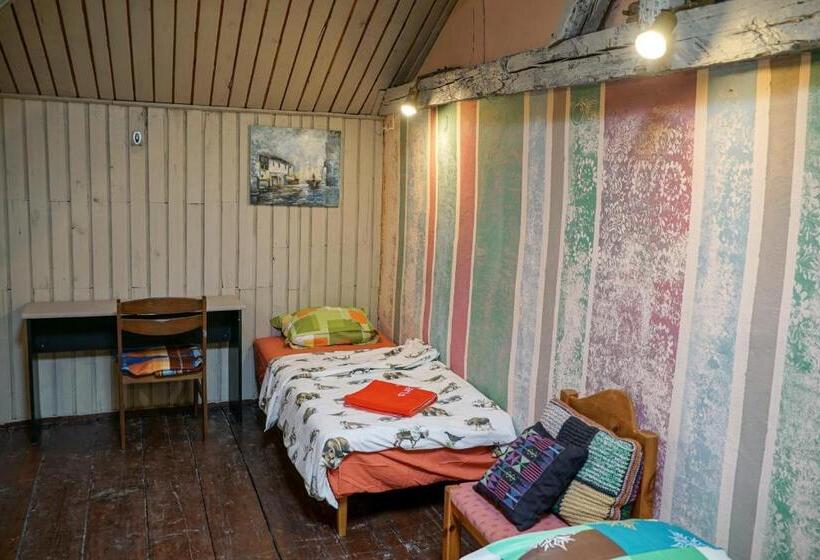 浴室共有スタンダード4人用ルーム, Rooster Hostel