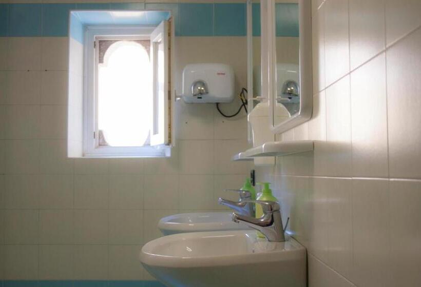 标准三人间共用浴室, Ostello Bassano Del Grappa