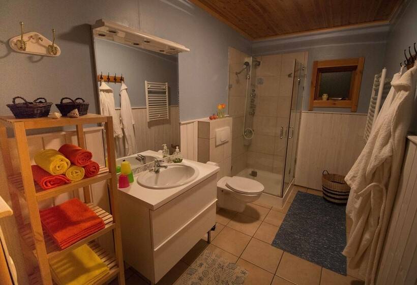 اتاق خانوادگی با سرویس بهداشتی مشترک, Alfasteinn Country Home Guesthouse