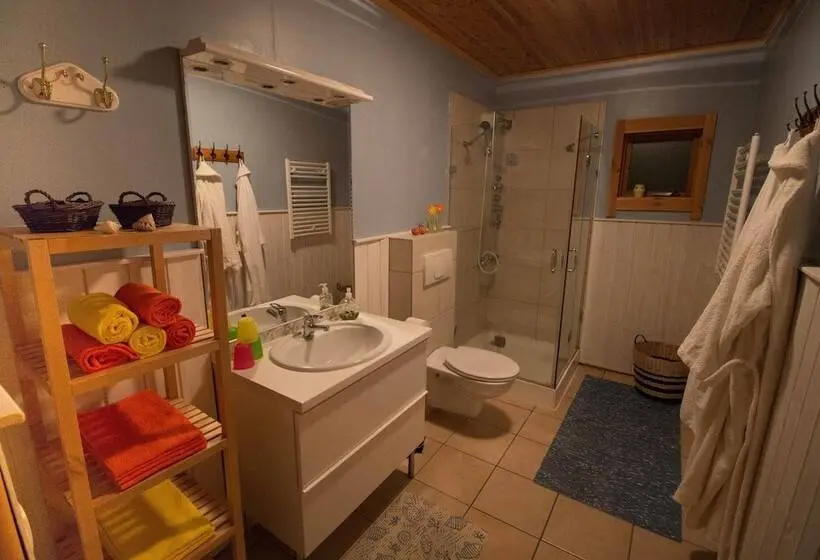 اتاق خانوادگی با سرویس بهداشتی مشترک, Alfasteinn Country Home Guesthouse
