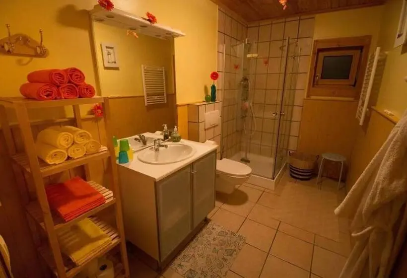 اتاق استاندارد با سرویس بهداشتی مشترک, Alfasteinn Country Home Guesthouse