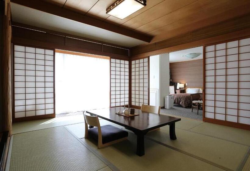 豪华家庭房间, Okutsu Onsen Komeya Club