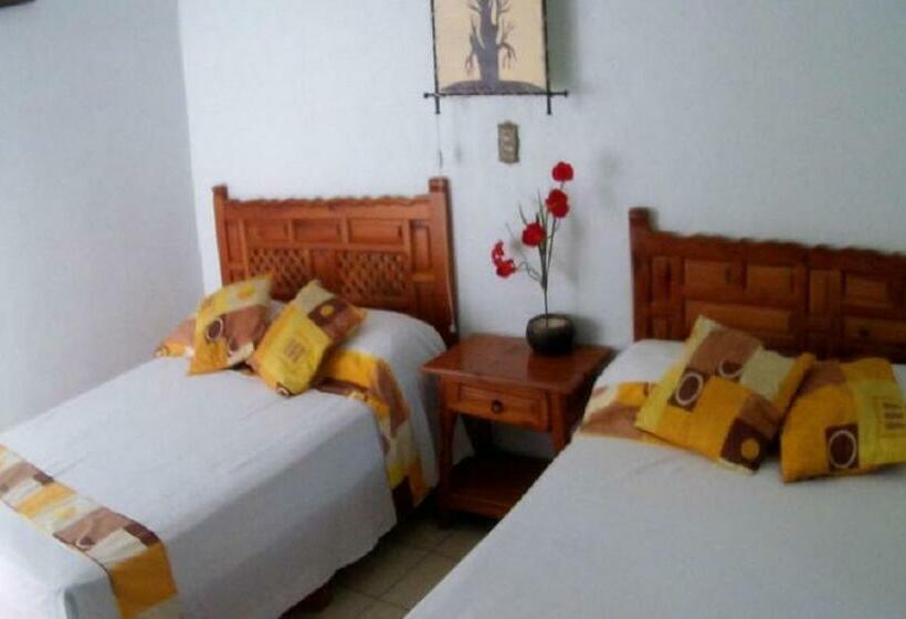 스탠다드 룸 더블 침대 2개, Quinta Belu Oaxtepec