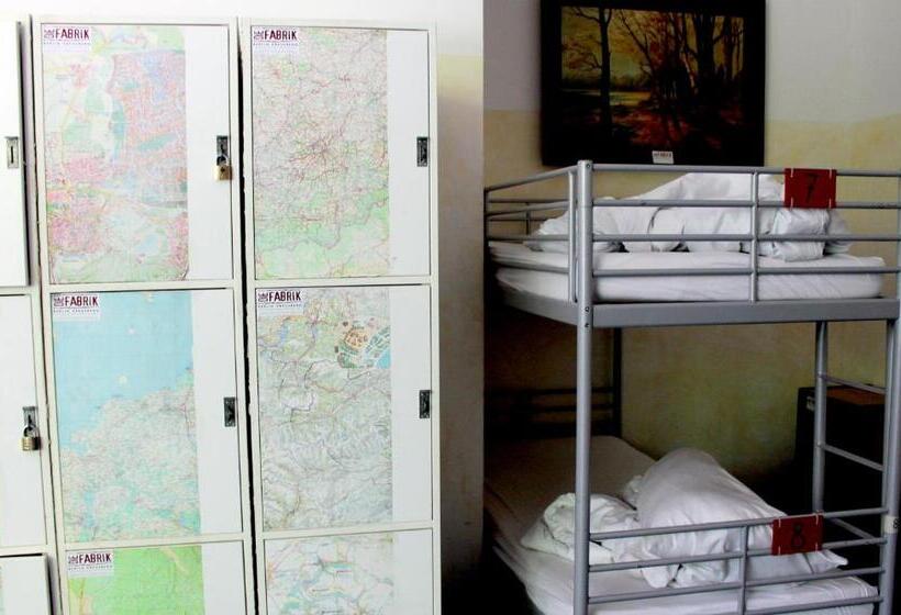 تختخواب در اتاق مشترک, Die Fabrik Hostel
