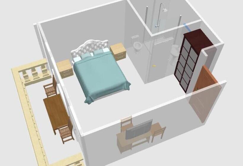 스탠다드 발코니 룸, Zur Loreley   Garni