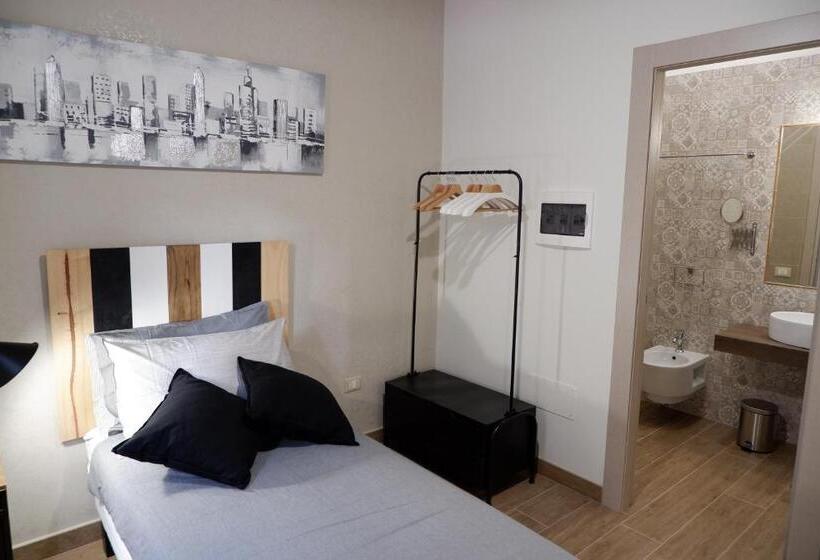 اتاق استاندارد یک تخته با بالکن, B&b Il Giardino In Città Parcheggio Privato Gratuito Su Disponibilità