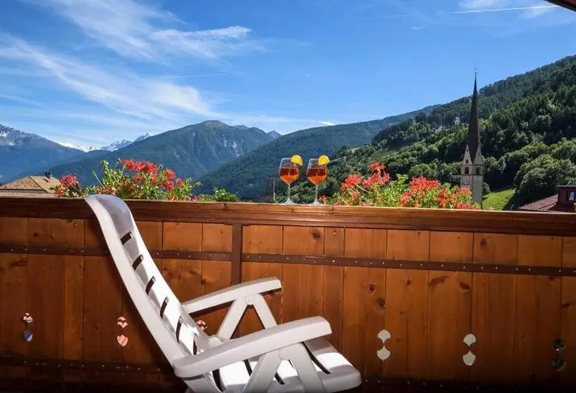 Standard Yhden Hengen Huone Parveke, Pension Florian