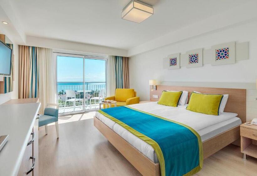 חדר סטנדרט נוף לים עם מרפסת, Side Su Hotel   Adult Only