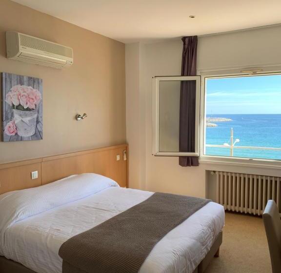 带海景的标准房, Hôtel Beau Rivage