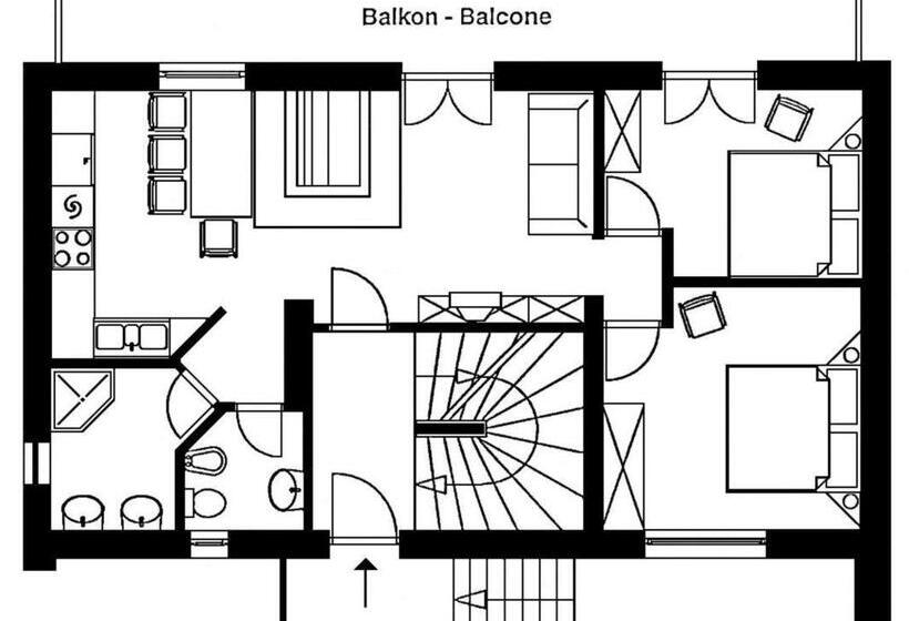 Апартаменты 2 Спальни, Mondschein