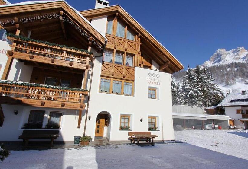 Апартаменты 1 Спальня, Residence Vajolet San Cassiano