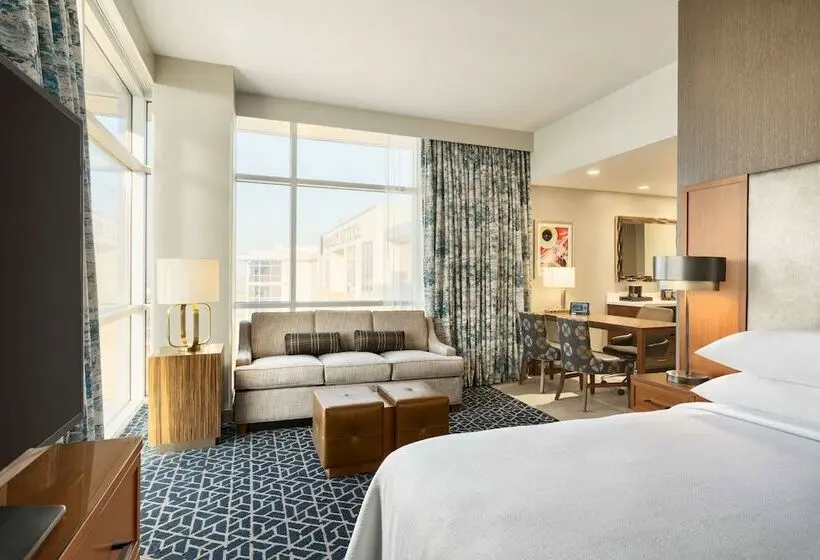 ダブルベッドのスタンダードスタジオ, Embassy Suites By Hilton Denton Convention Center