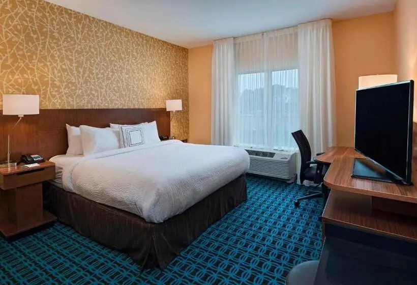 キングサイズベッドのスタンダードルーム, Fairfield Inn & Suites By Marriott Atlanta Peachtree City