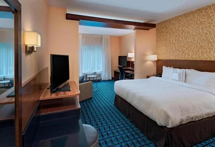 キングサイドベッドのスタンダードワンルーム, Fairfield Inn & Suites By Marriott Atlanta Peachtree City