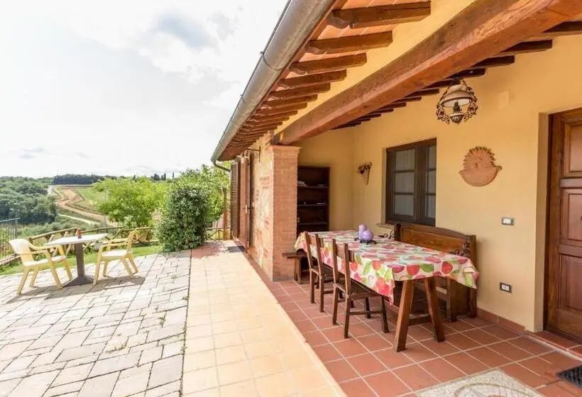 Huvila, 1 makuuhuone ja uima-allas, Agriturismo Privato La Casa Del Sole