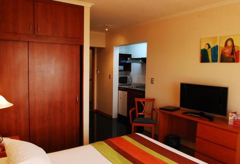 اتاق استاندارد با چشمانداز دریا, Florencia Suites & Apart