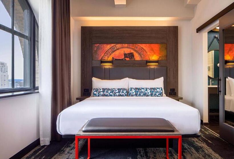 غرفة قياسية سرير كينج, Aloft Philadelphia Downtown