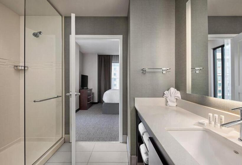 带大床的标准工作室, Residence Inn By Marriott Boise Downtown City Center