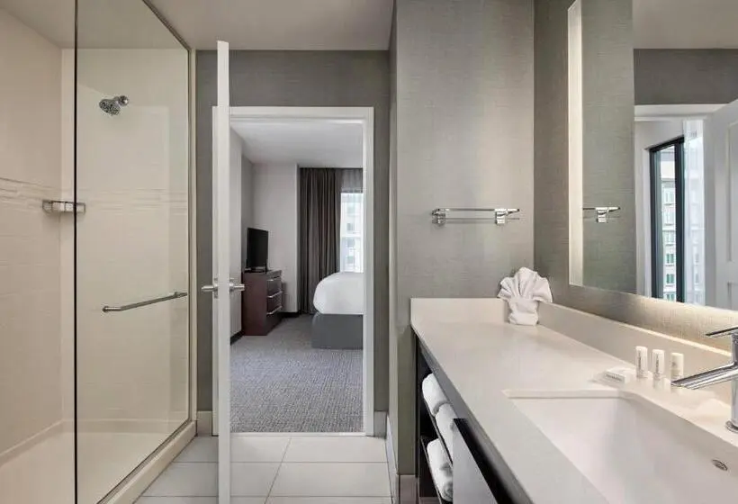 キングサイドベッドのスタンダードワンルーム, Residence Inn By Marriott Boise Downtown City Center