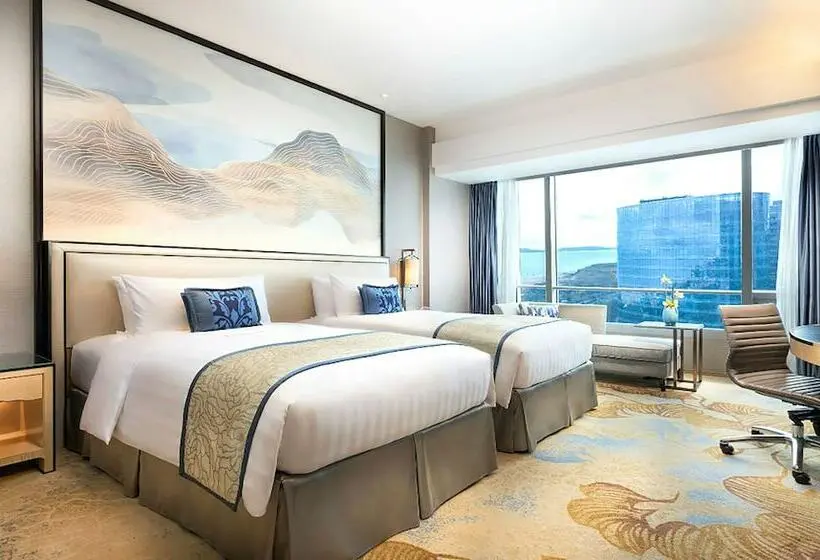 オーシャンビューデラックスルーム, Shangri La Xiamen