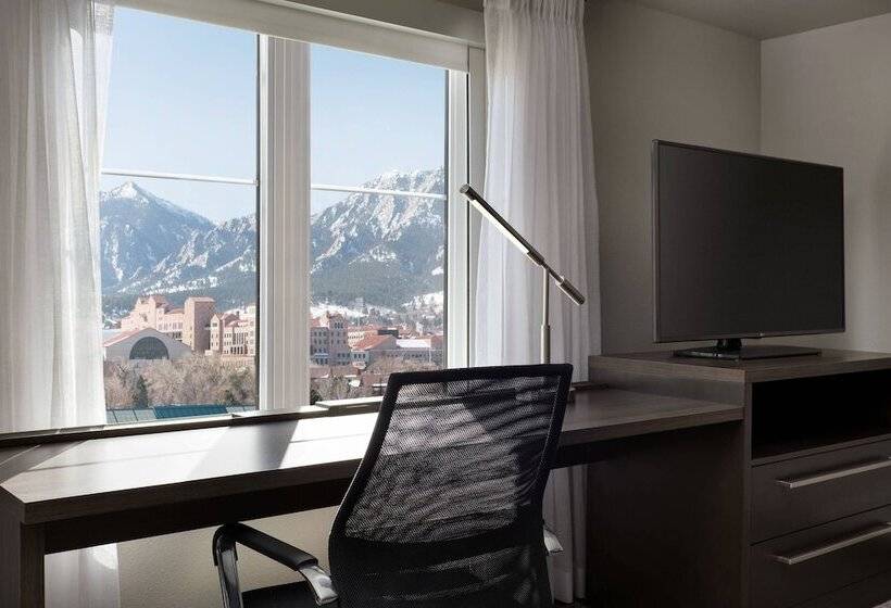 带双人床的标准工作室, Residence Inn By Marriott Boulder Canyon Boulevard