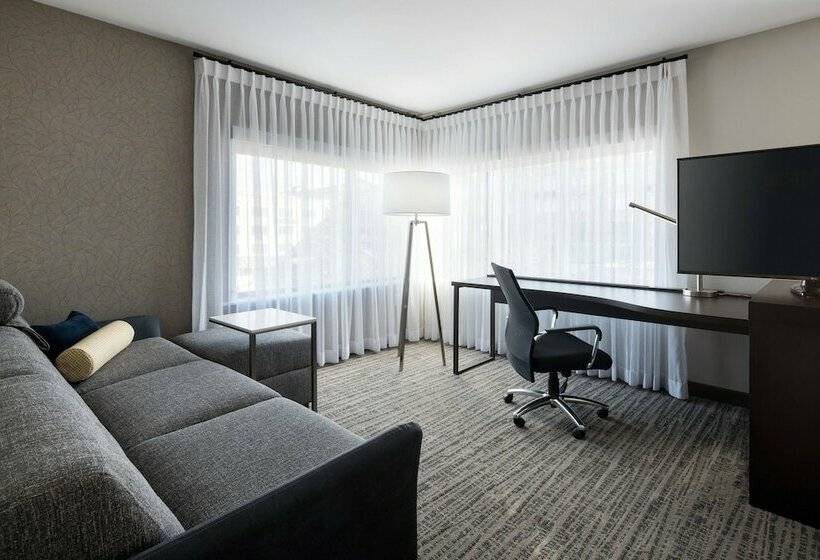 带双人床的标准工作室, Residence Inn By Marriott Boulder Canyon Boulevard