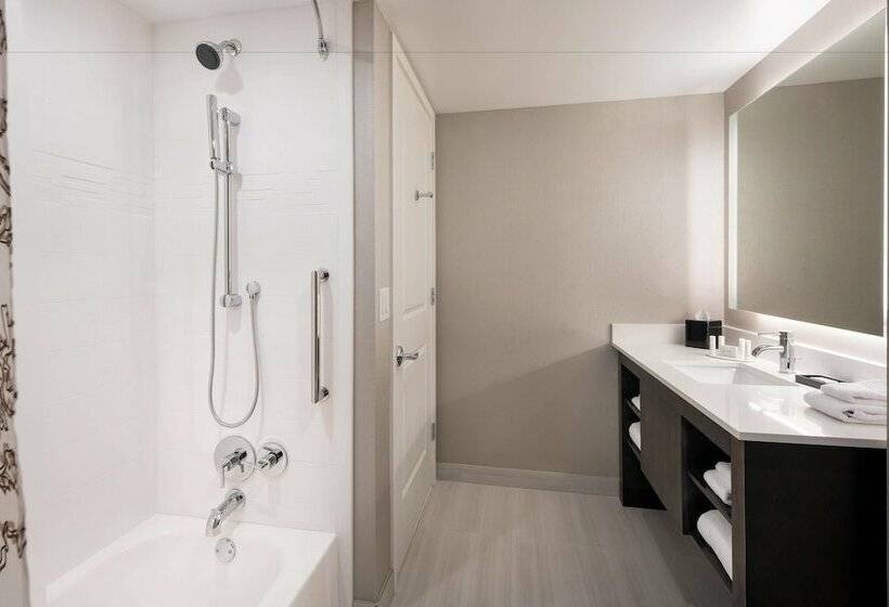 带双人床的标准工作室, Residence Inn By Marriott Boulder Canyon Boulevard