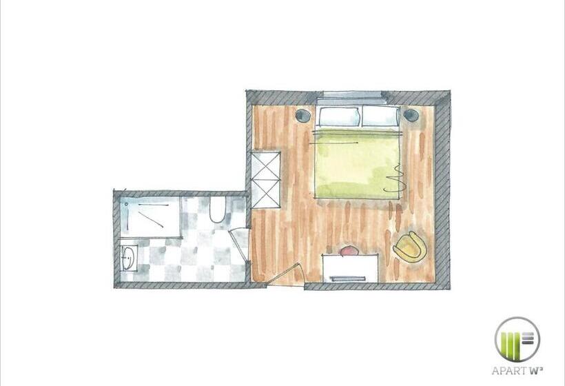 Номер Стандарт, City Hotel Apartw3   Kostenlos Parken