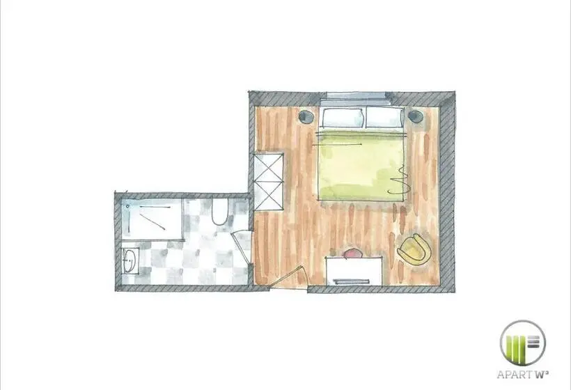 スタンダードルーム, City Hotel Apartw3   Kostenlos Parken