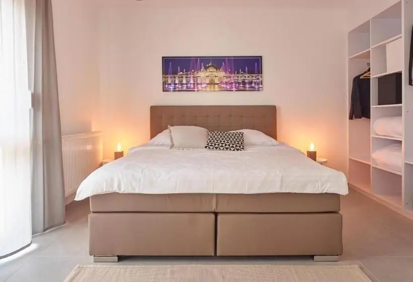バルコニー付き１ベッドルームアパートメント, City Hotel Apartw3   Kostenlos Parken