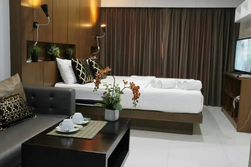キングサイズベッドのデラックスルーム, Bangkok Boutique Resort Rangsit