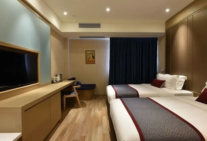 اتاق لوکس, Shanghai Deco Hotel Free Shuttle Bus From Pudong Airport And Disneyland