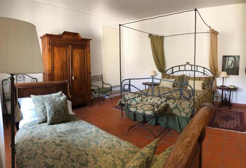 庭の見えるスタンダードトリプルルーム, Agriturismo La Casa In Collina