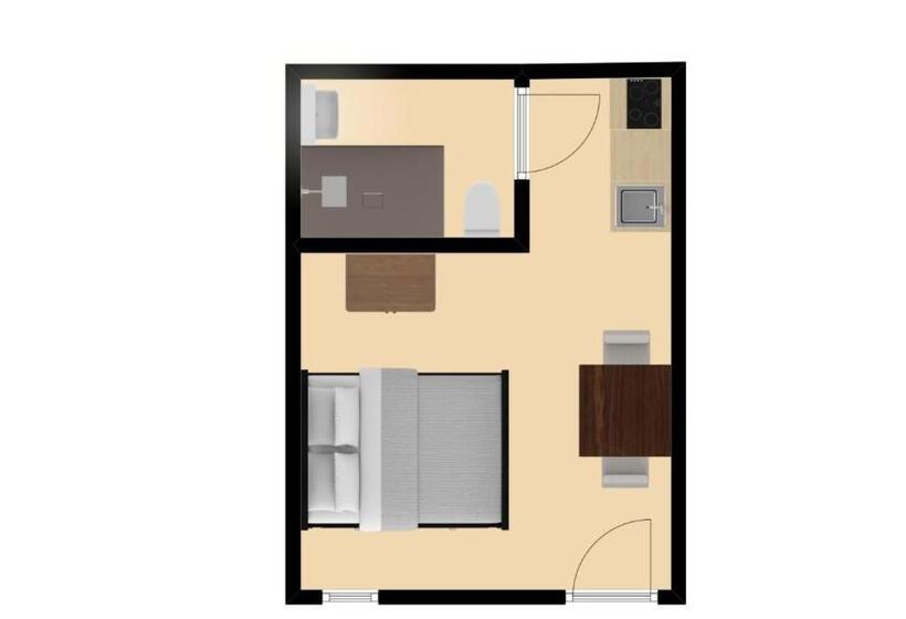 استودیوی لوکس, Plantage Garden Apartments