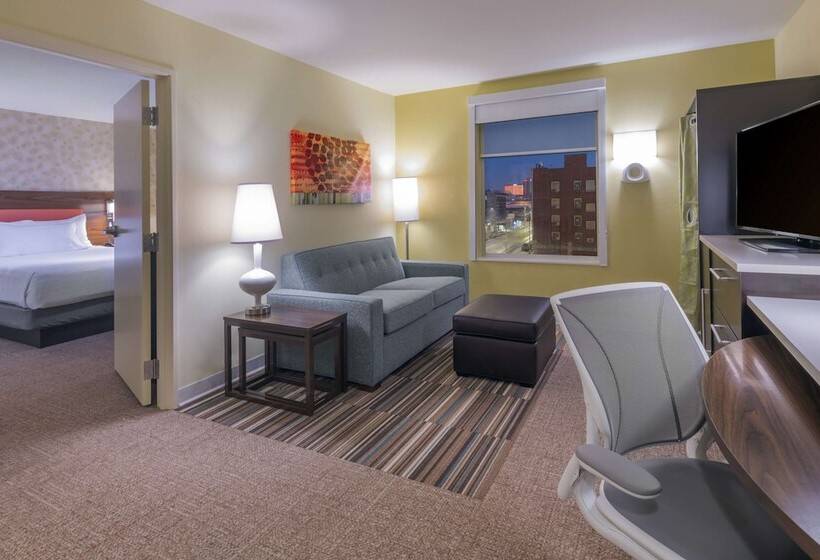 סוויטה עם מרפסת, Home2 Suites By Hilton Kansas City Downtown