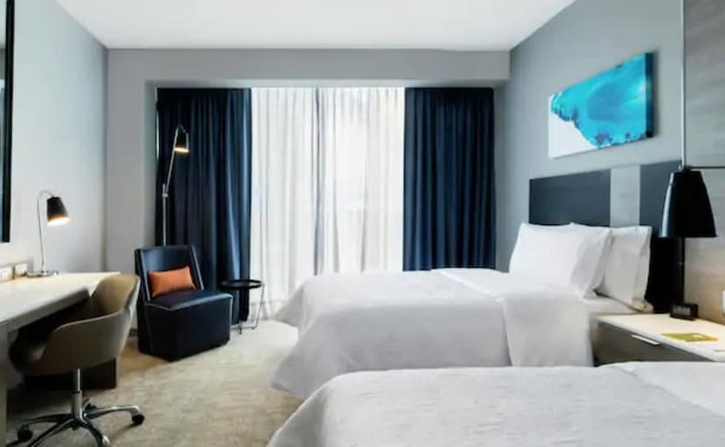 스탠다드 룸 더블 침대 2개, Hilton Garden Inn Mexico City Santa Fe