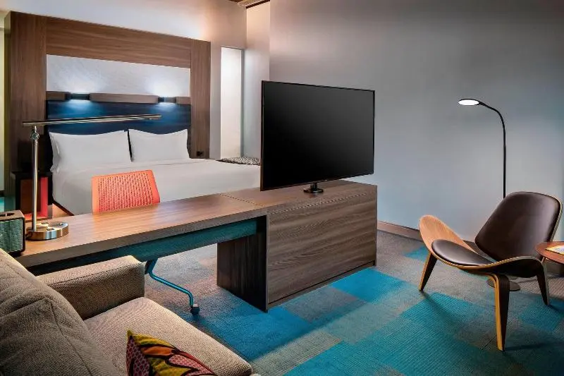 キングサイズベッドのスイートルーム, Aloft Fort Worth Downtown