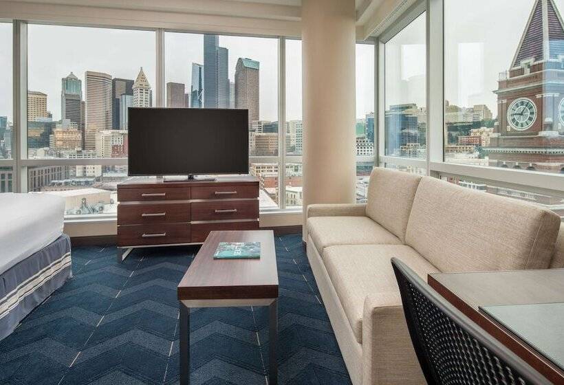 Standard Studio Dobbeltseng, Embassy Suites By Hilton Seattle Downtown Pioneer Square