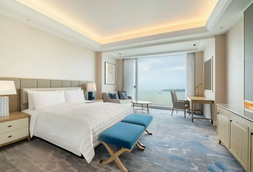 ダブルベッドスタンダードルーム, Le Méridien Suzhou, Suzhou Bay
