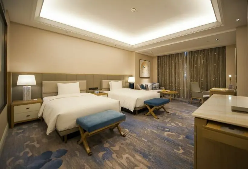 2ダブルベッドのスタンダードルーム, Le Méridien Suzhou, Suzhou Bay