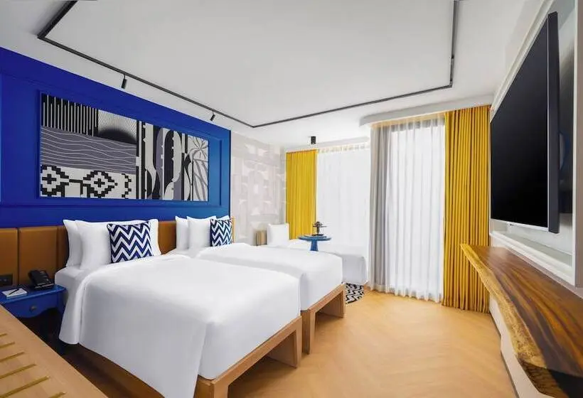 キングサイズベッドのスタンダードルーム, Tribe Phuket Patong By Accor