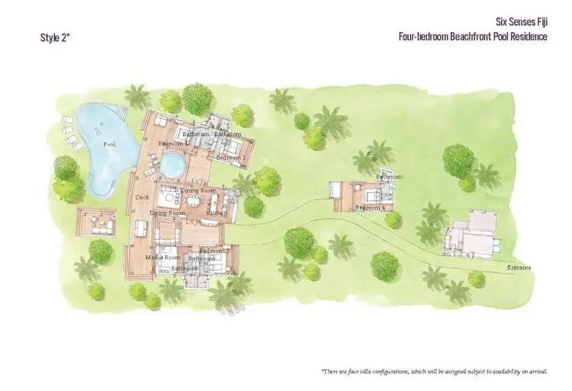 4ベッドルームハウス, Six Senses Fiji