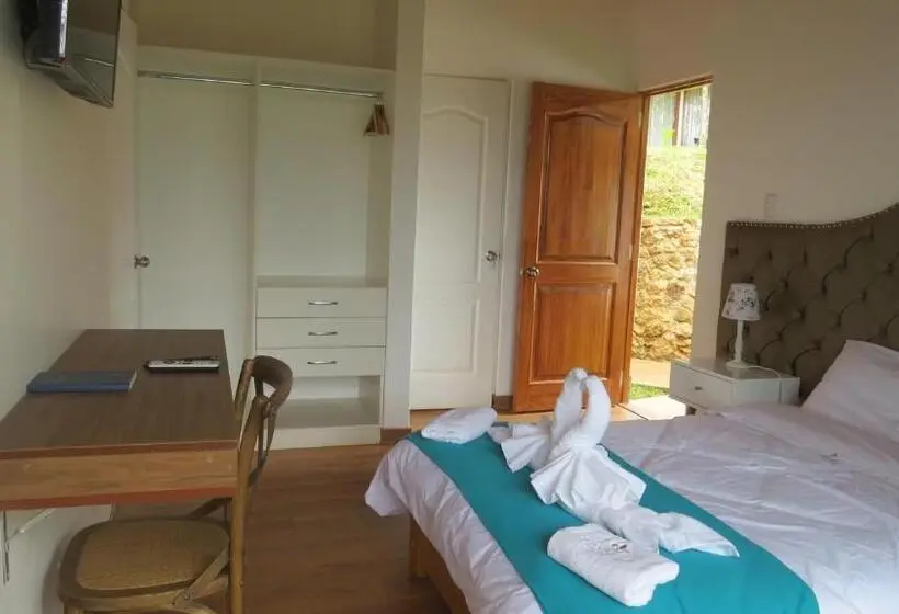 バンガローの２ベッドスタンダードルーム, La Ensenada Hotel Chachapoyas
