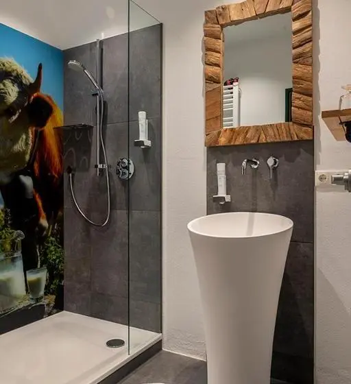 バルコニー付きデラックスルーム, Almhotel Grünsteinblick