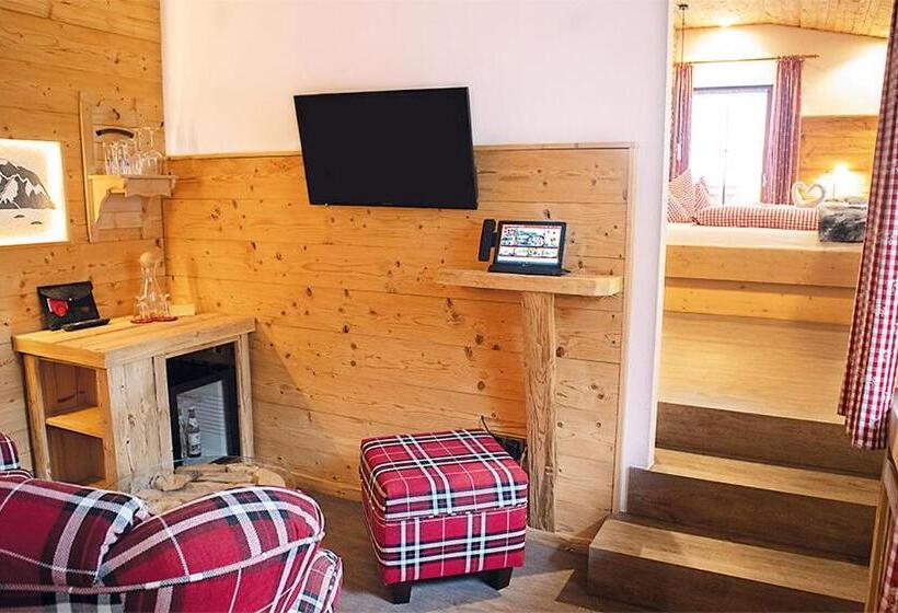 주니어 스위트 발코니, Almhotel Grünsteinblick