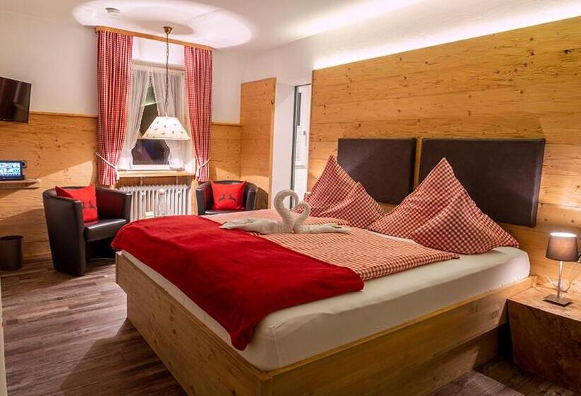 스탠다드 발코니 룸, Almhotel Grünsteinblick