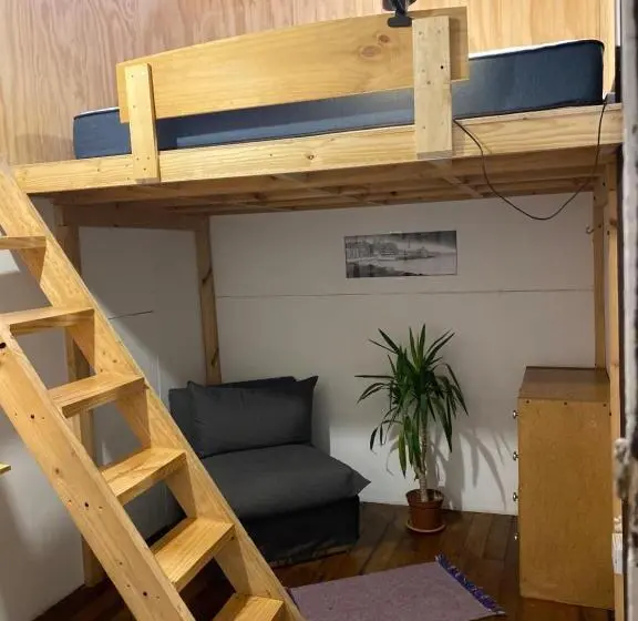 اتاق استاندارد با سرویس بهداشتی مشترک, Casa Elias Valpo Hostel