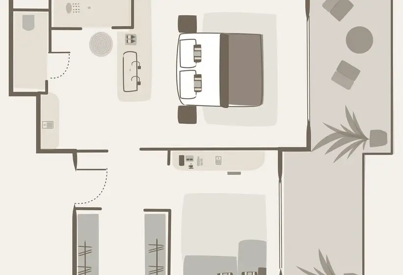 سوییت با چشمانداز باغ, Oku Andalusia – Alcaidesa
