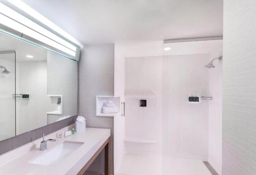 חדר סטנדרט עם מרפסת, Courtyard By Marriott Baton Rouge Downtown